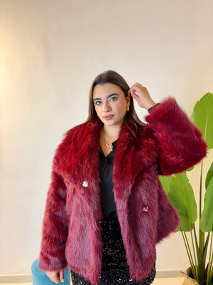 Pelliccia Vienna Bordeaux