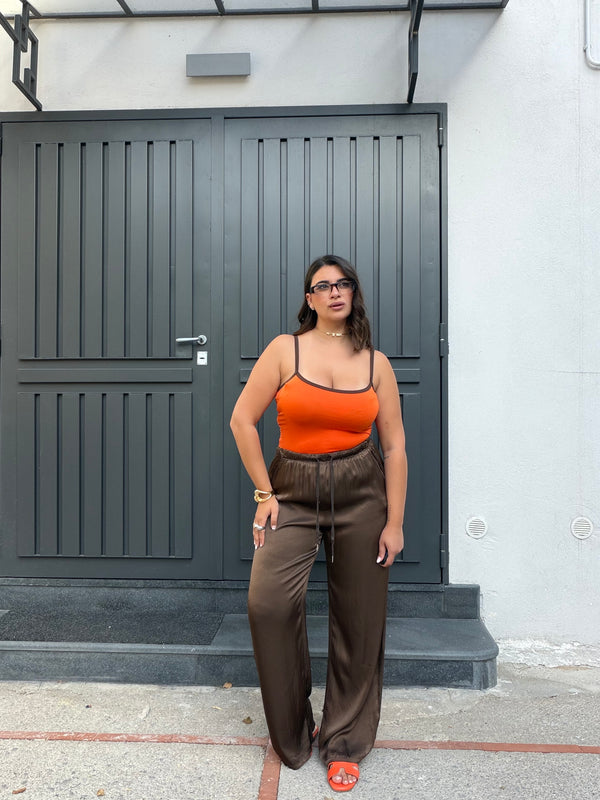 Body Arancio e Marrone