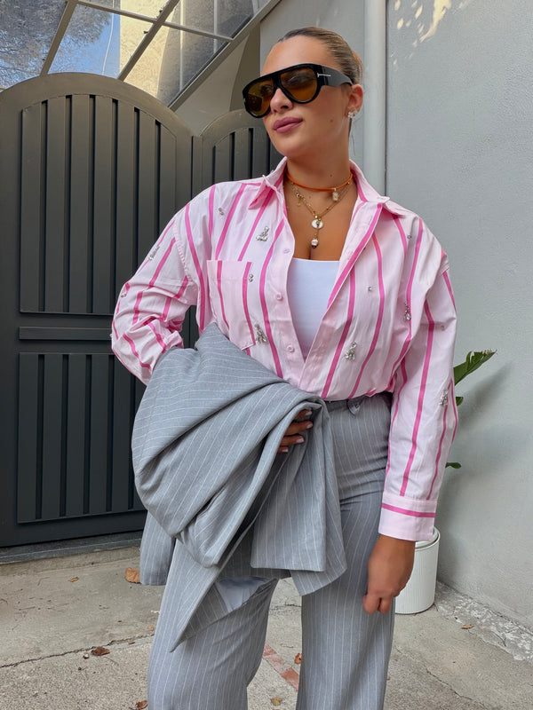 Camicia righe Bubble
