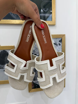 Ciabattine Summer Beige e Bianca