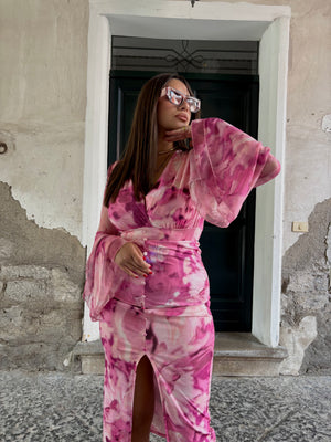Dress Mirame fucsia