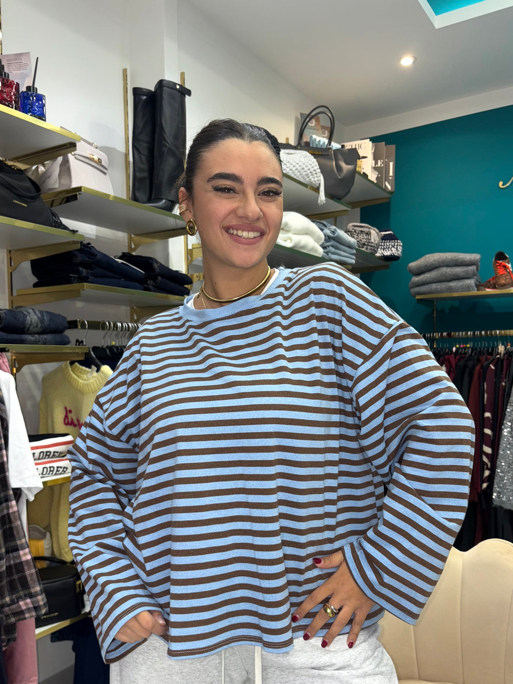 Maglia Las Vegas Azzurra e Marrone