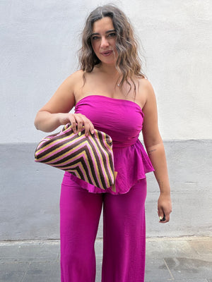 Clutch Mirame Fucsia