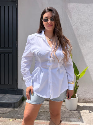 Camicia Heart Bianca
