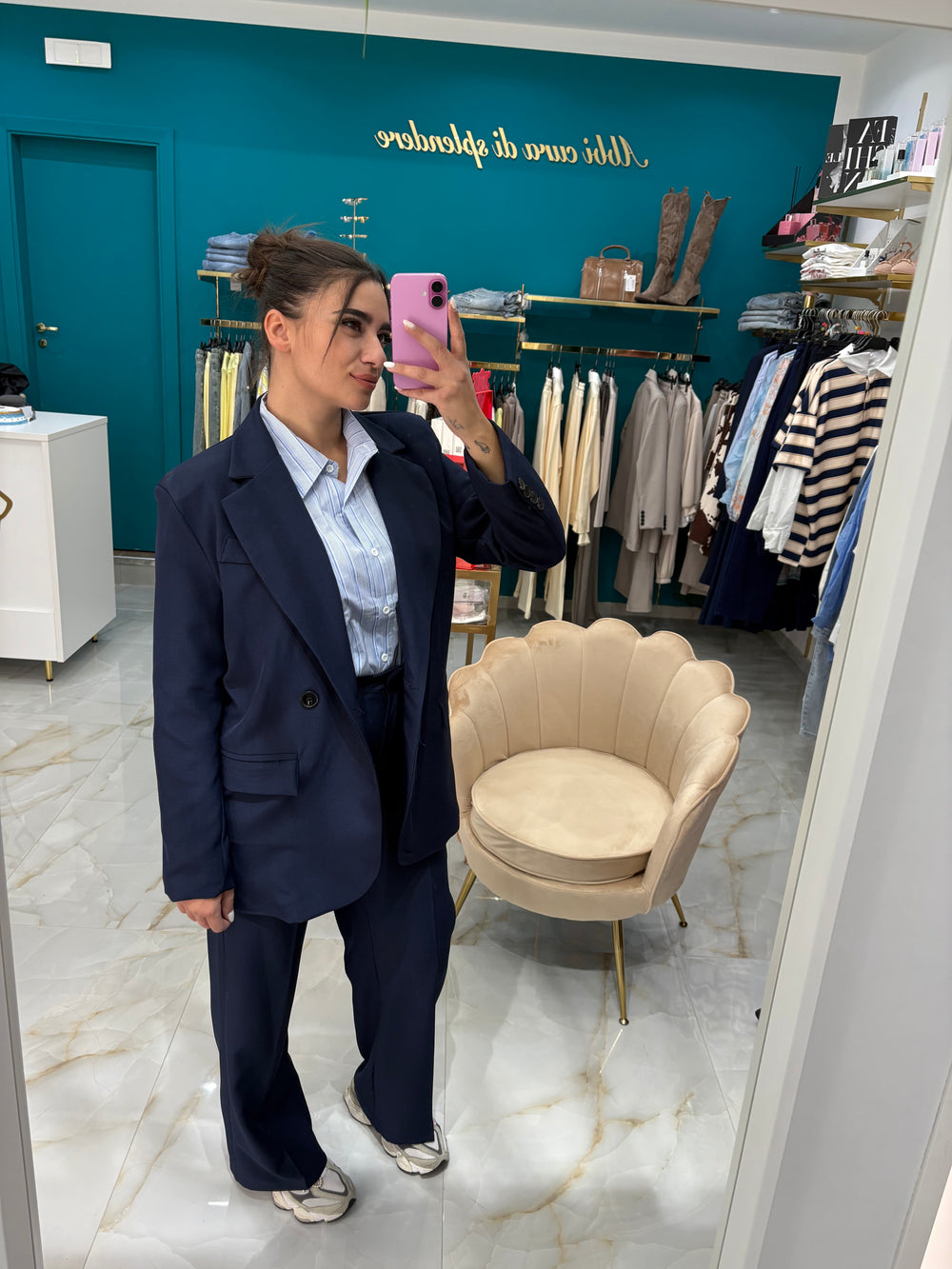 Tailleur Office Blu