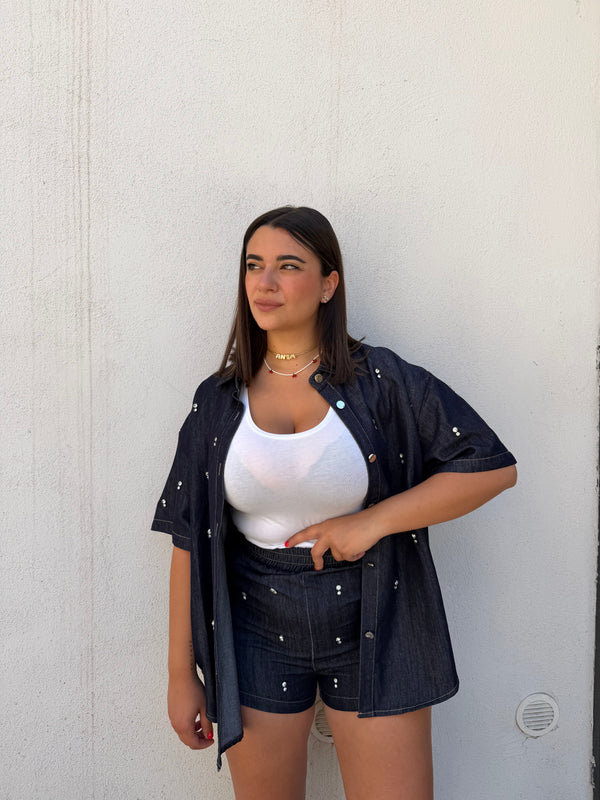 Coordinato in Jeans Diamond