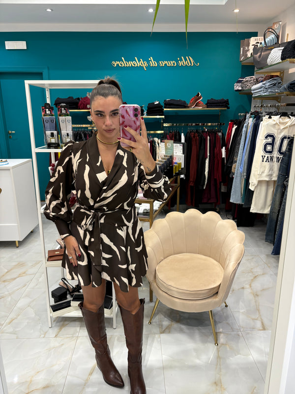 Mini Dress Venus Marrone