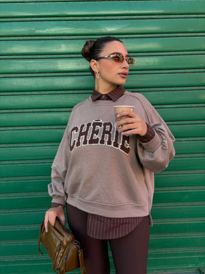 Felpa Chèrie Tortora