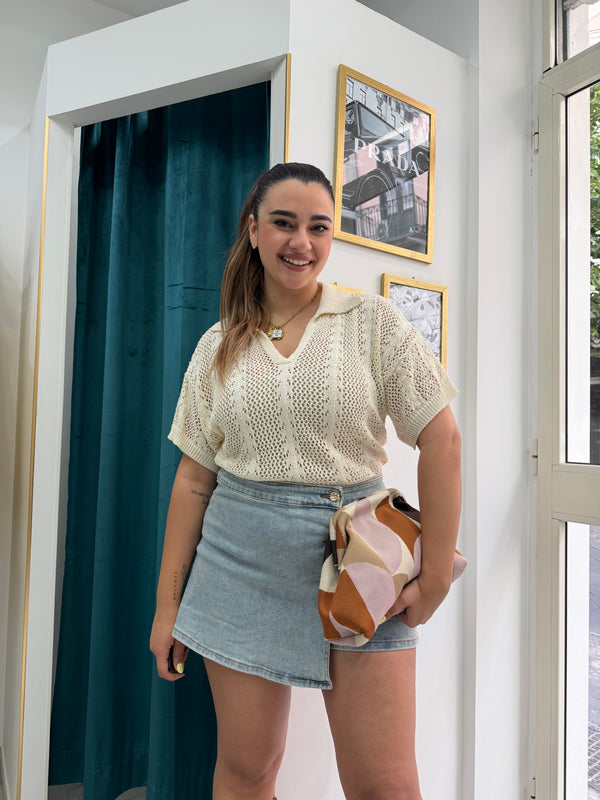 Maglia Filo beige