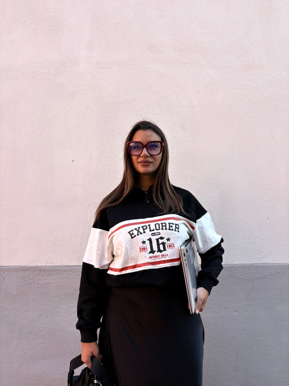 Felpa Explorer Nera