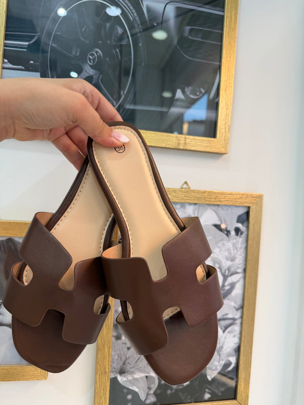 Ciabattina Summer Marrone