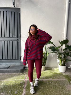 Maglia Las Vegas Blu e Bordeaux