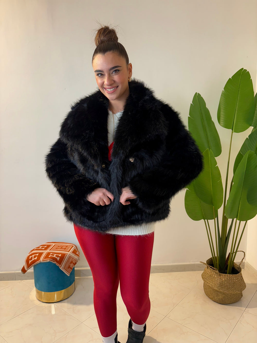 Pelliccia Vienna nera