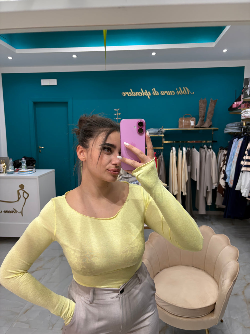 Maglia Velar Gialla a Barca