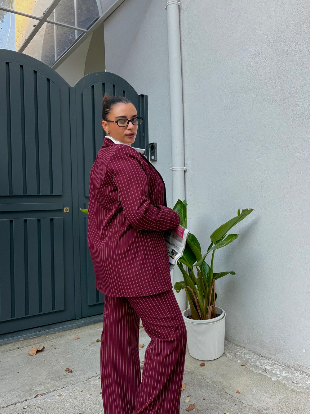 Tailleur Angelina Bordeaux