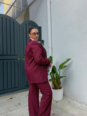 Tailleur Angelina Bordeaux
