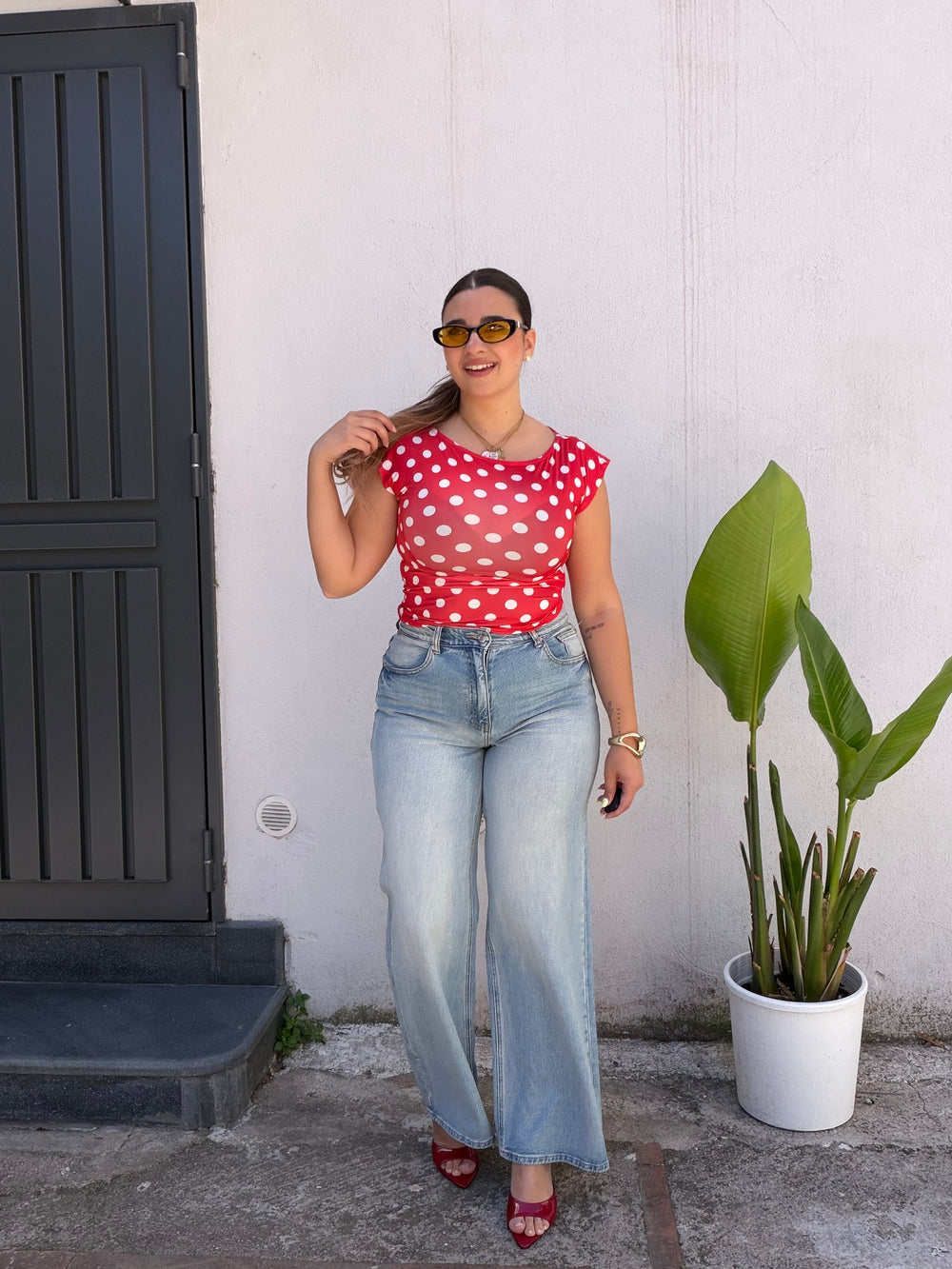 Jeans palazzo Sky