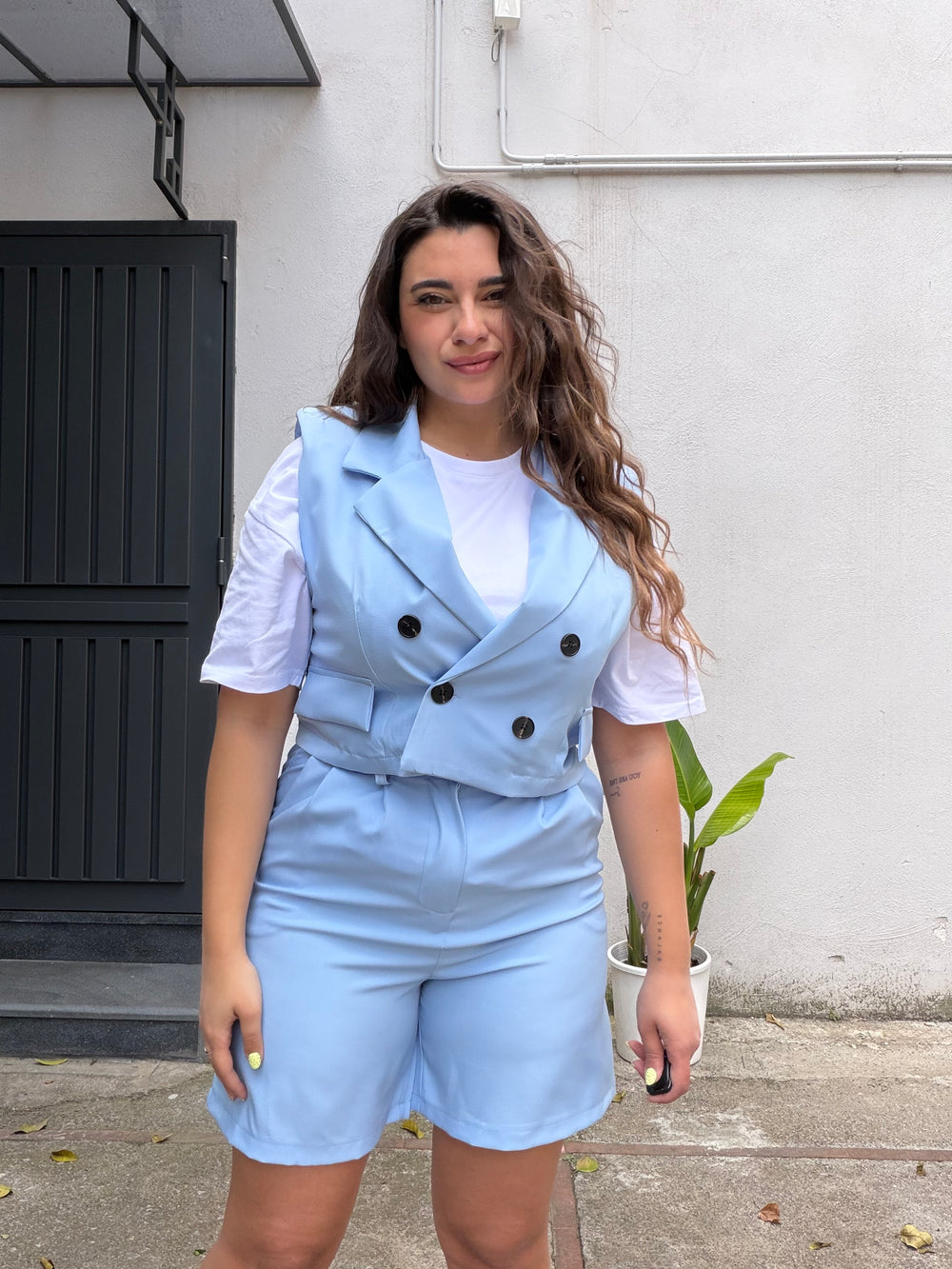 Coordinato Cami Azzurro