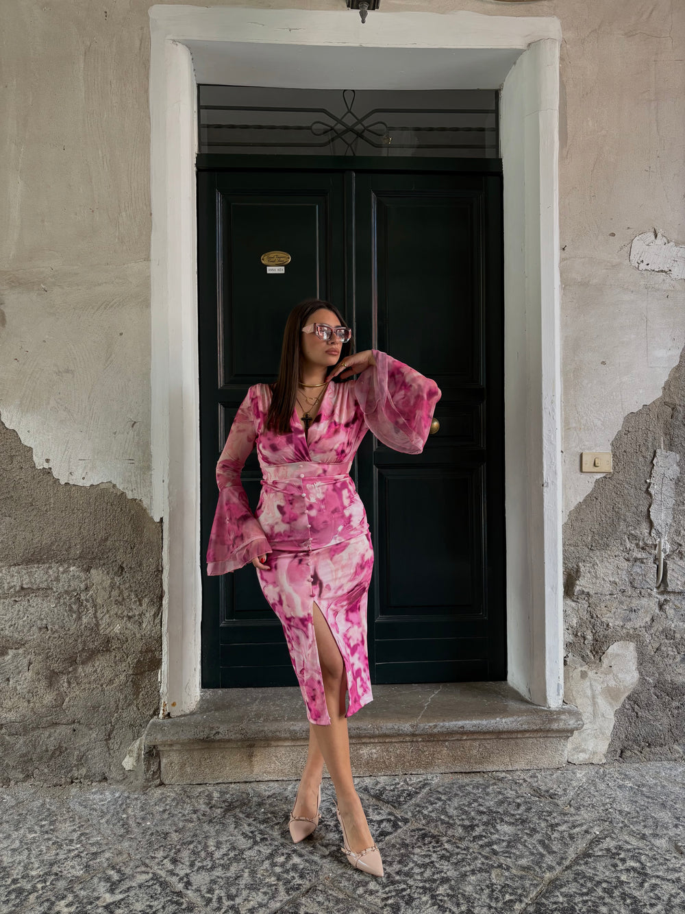Dress Mirame fucsia