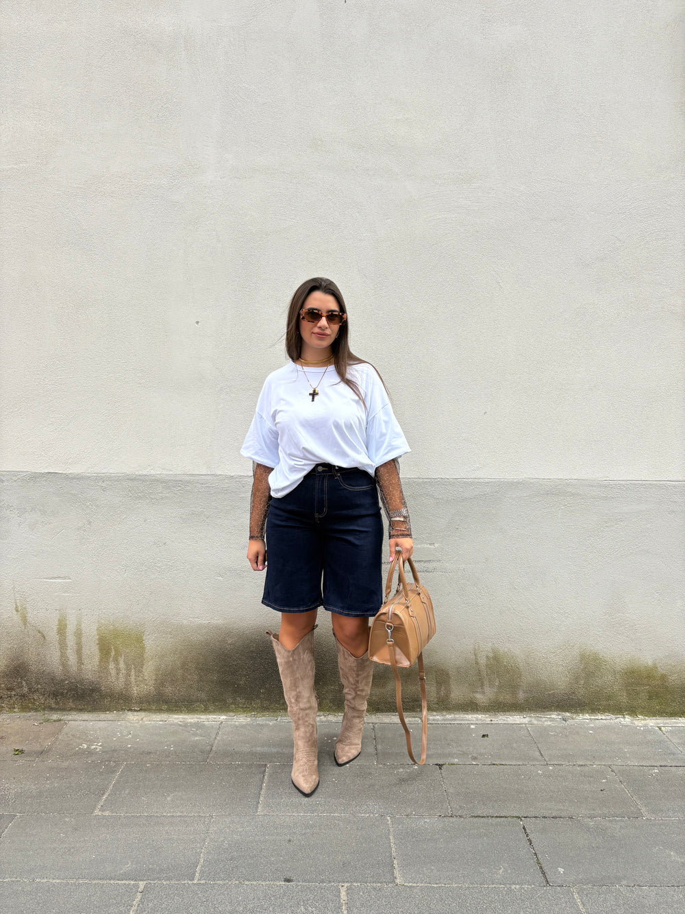 Bermuda Jeans Scuro