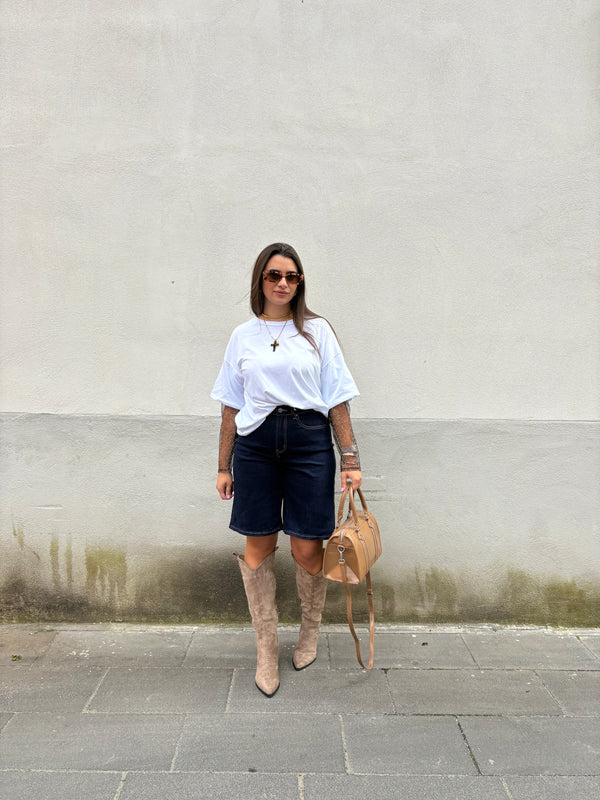 Bermuda Jeans Scuro