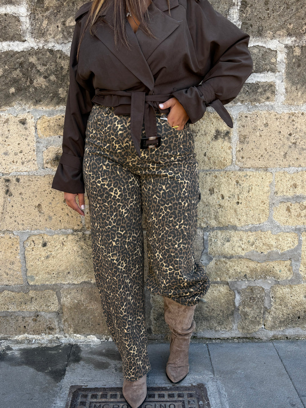 Jeans Ballon Leopard