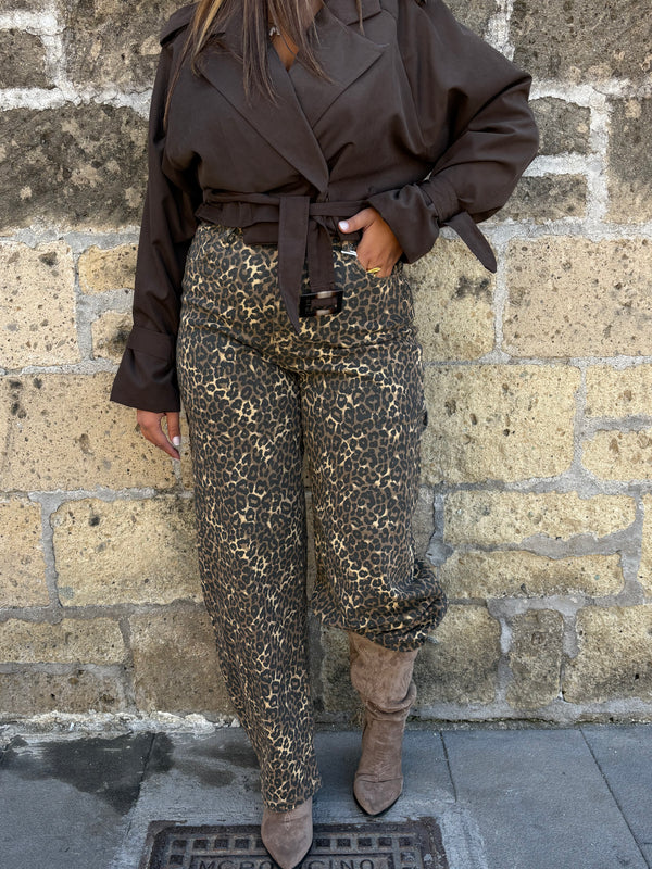 Jeans Ballon Leopard