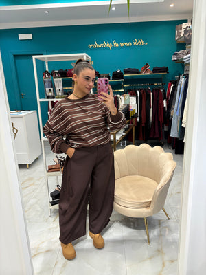 Pantalone Ballon Marrone