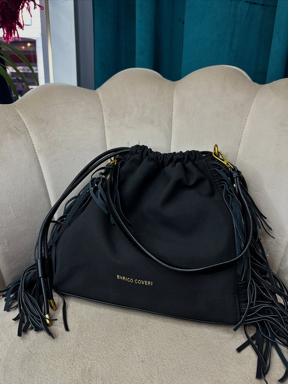 Borsa Sacchetto Frange