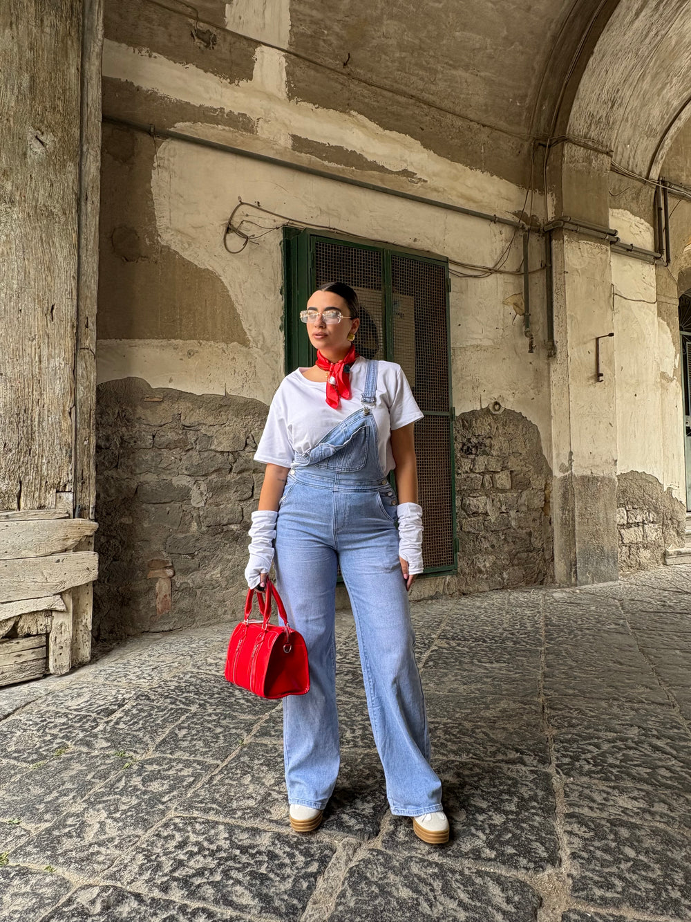 Salopette in Jeans Flami