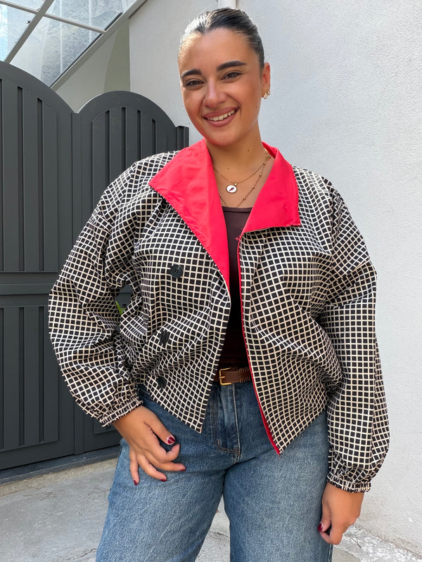 Bomber Spring Quadretti