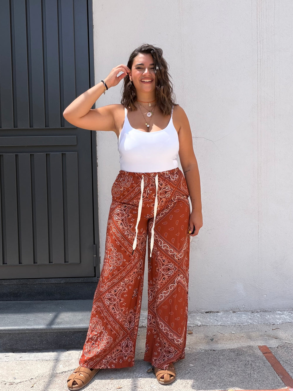 Pantalone Bandana Coccio