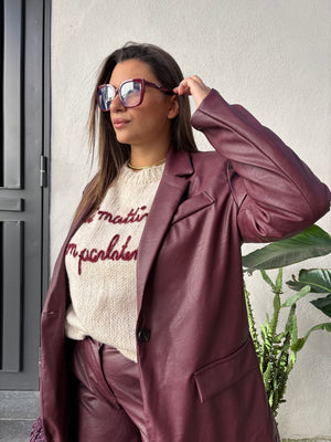 Coordinato Ambra Bordeaux