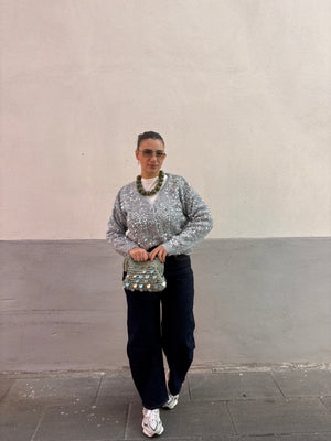 Cardigan Luce Grigio