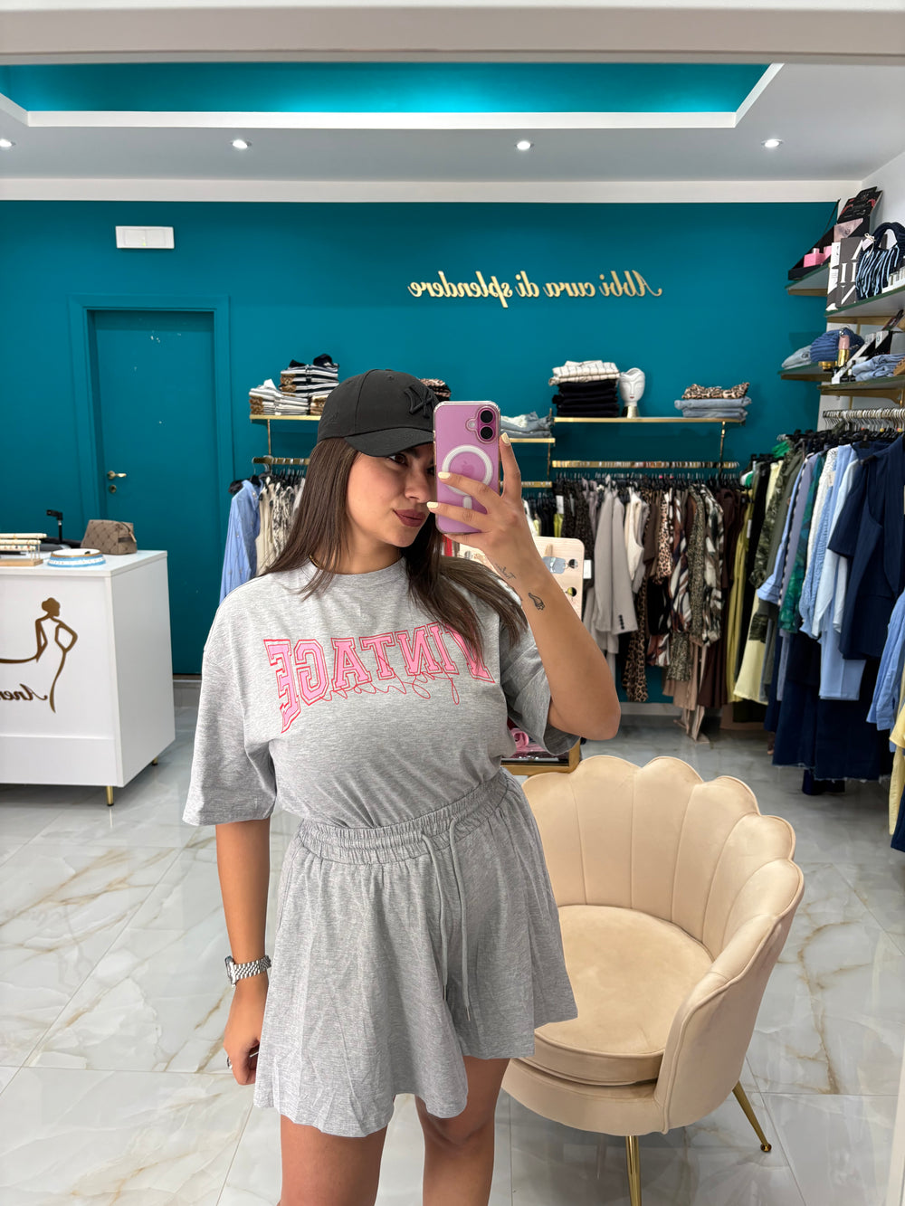 Coordinato Vintage Grigio