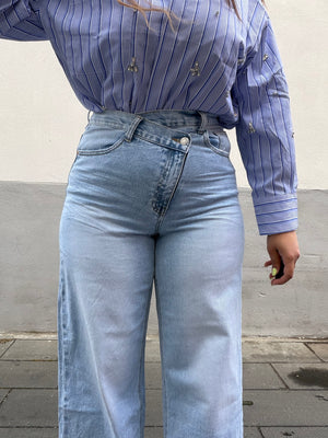 Jeans Trasvers Chiaro