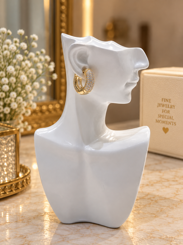 Orecchini mini circle Oro
