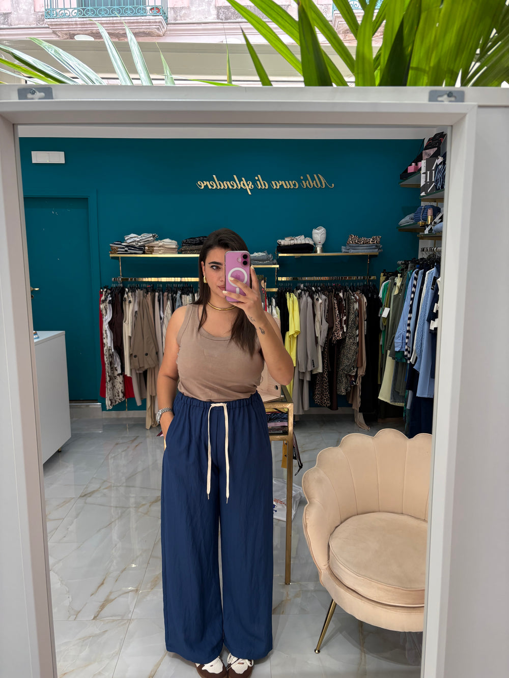 Pantalone Palazzo Blu