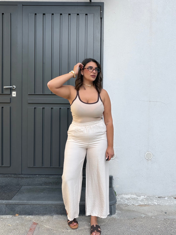 Pantalone Palazzo Beige