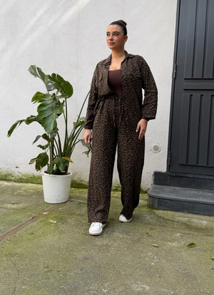 Coordinato Comfy Leopard