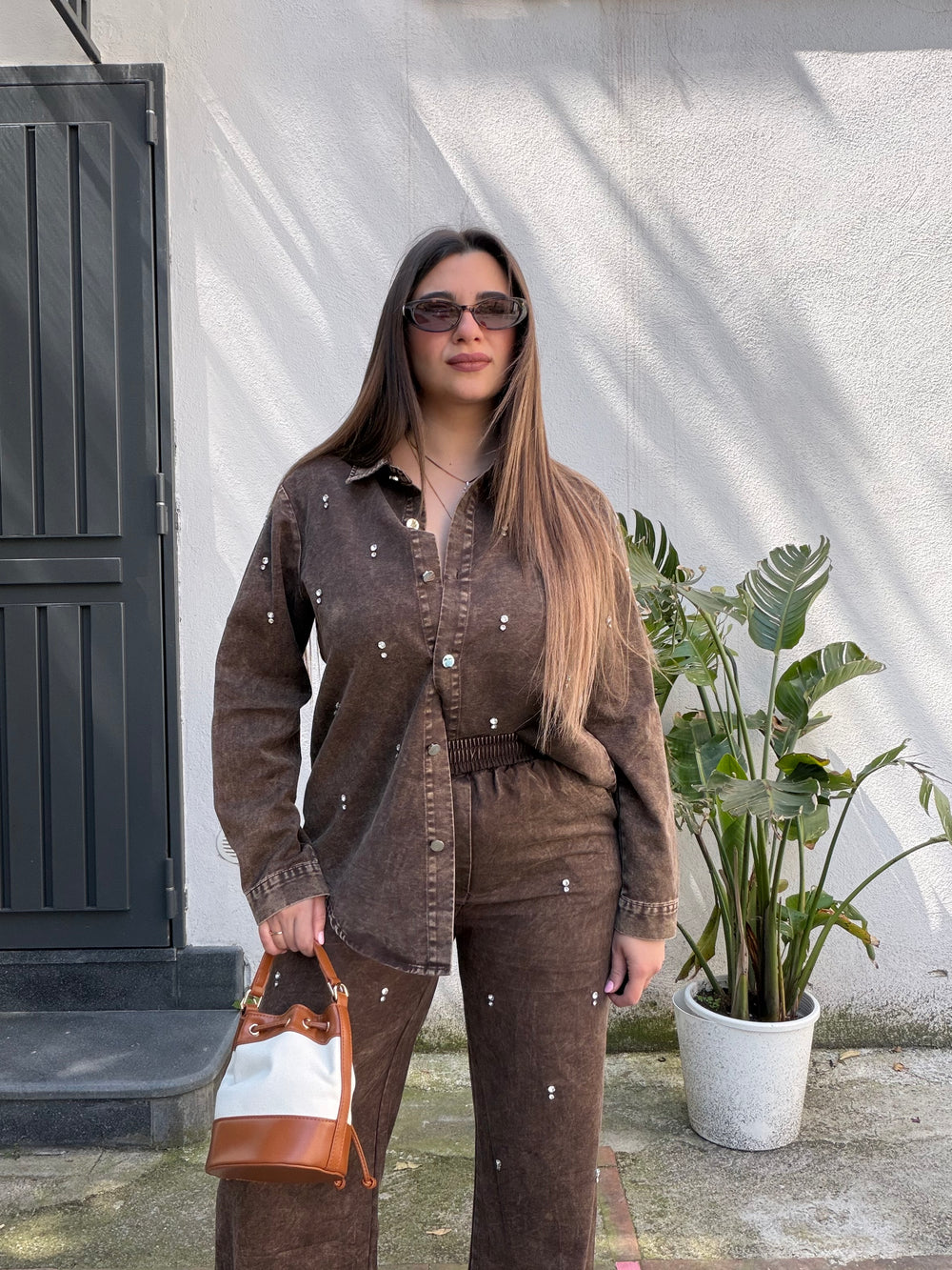 Coordinato Spring Marrone