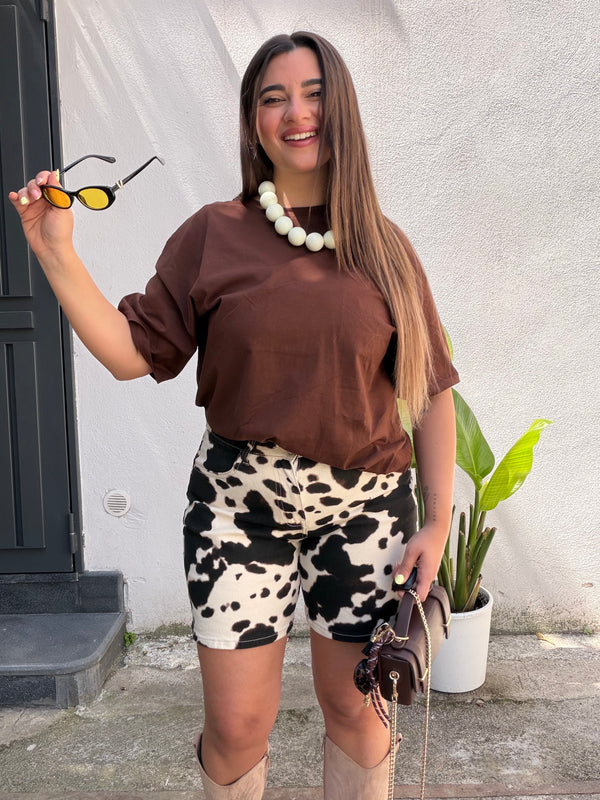 Pantaloncini Cow