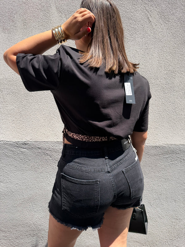 Pantaloncino Nero Mod. Le**s