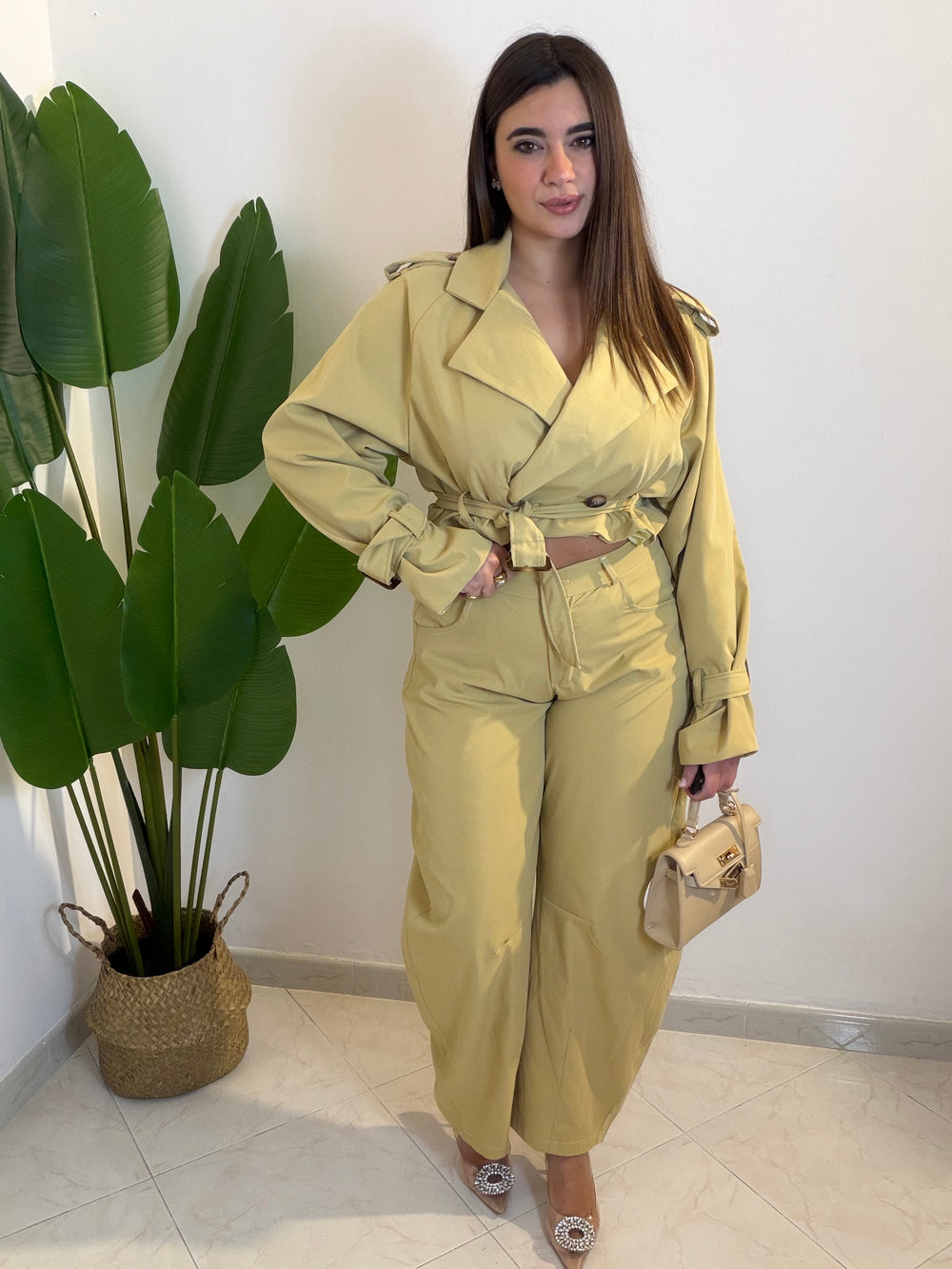 Pantalone Ballon Senape
