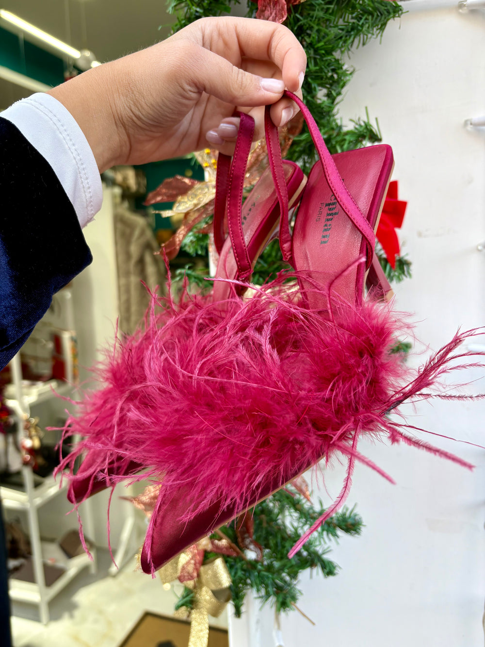 Décolleté Piuma Bordeaux