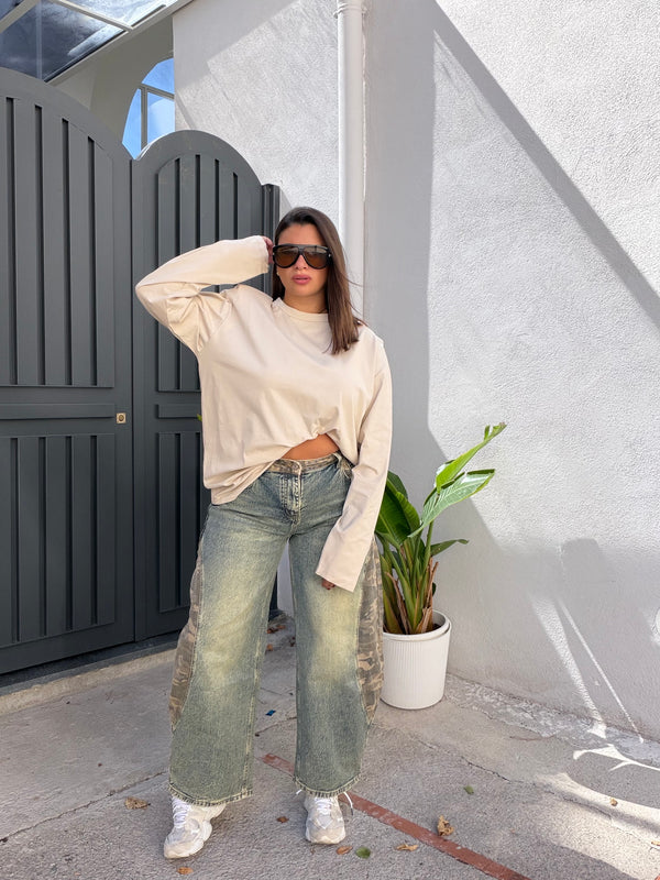 Jeans Ballon Sfumato