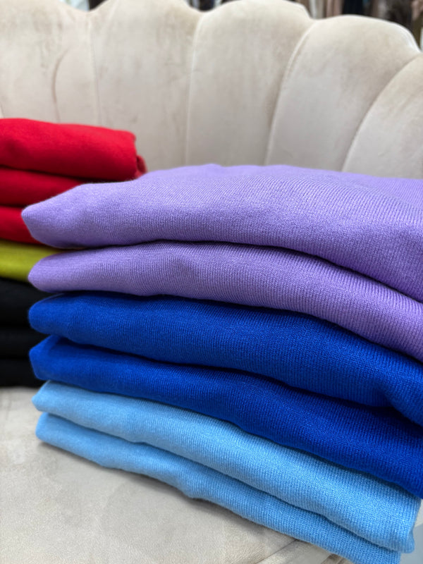 Mezzo collo Basic Lana Rasata