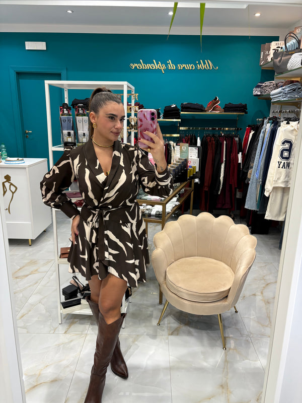 Mini Dress Venus Marrone