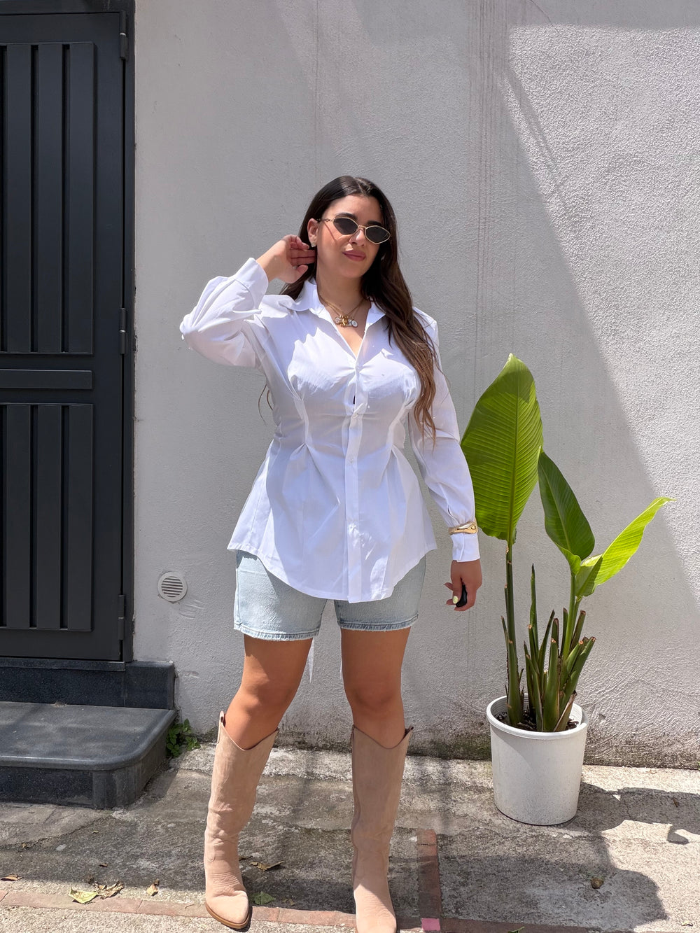 Camicia Heart Bianca