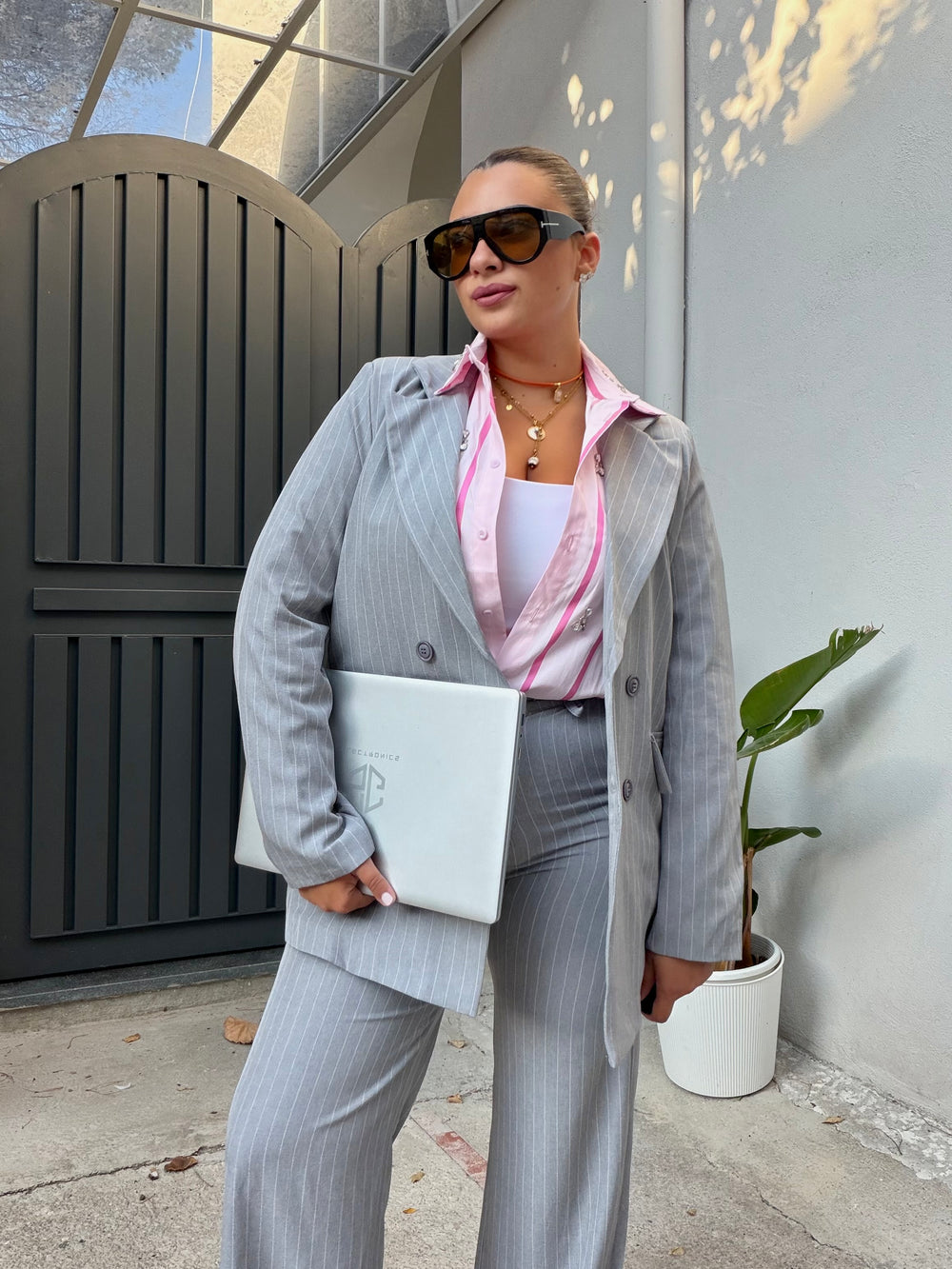 Tailleur Angelina Grigio